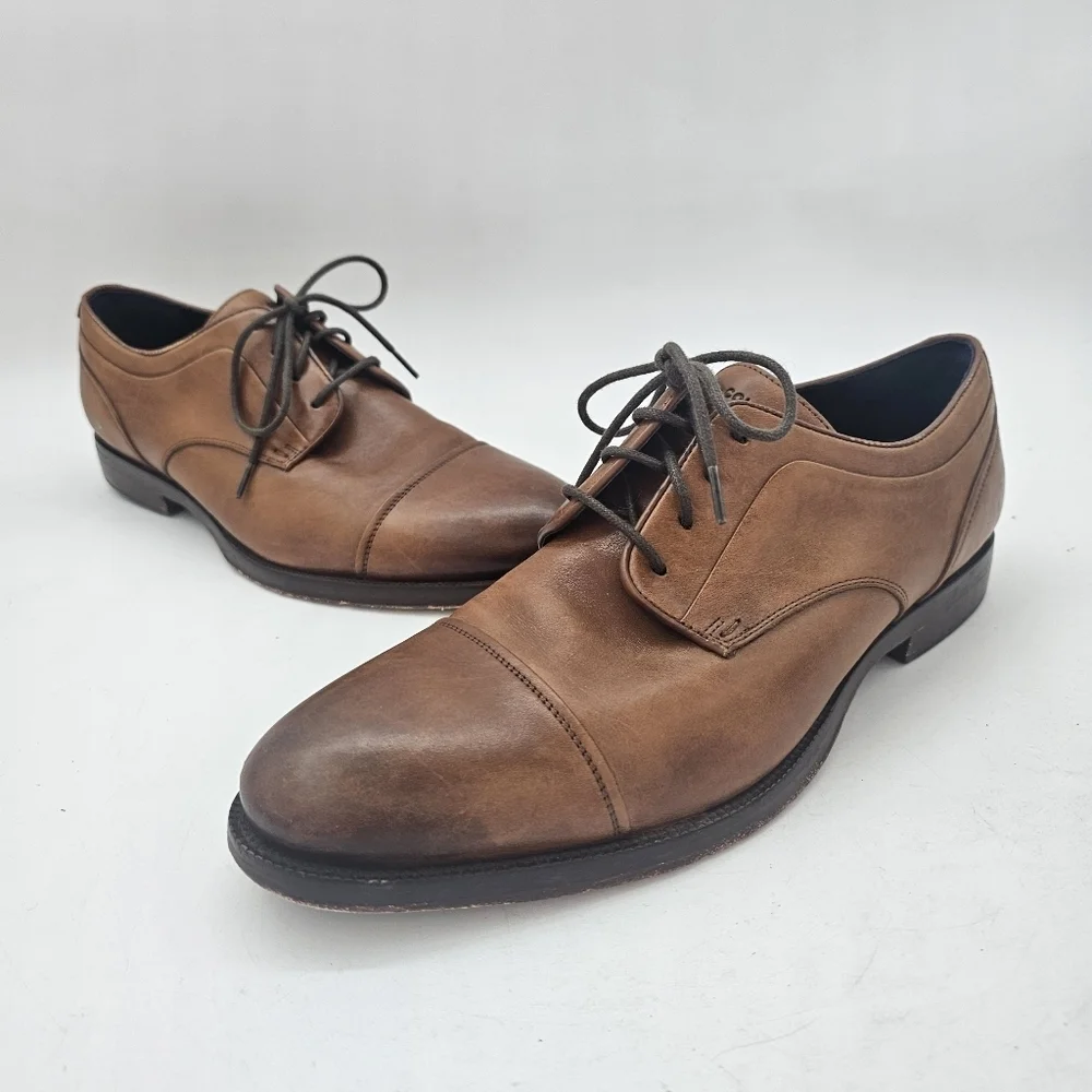 Cole Haan Carnegie Cap Toe Oxford Shoes Men’s Size 9.5 British Tan